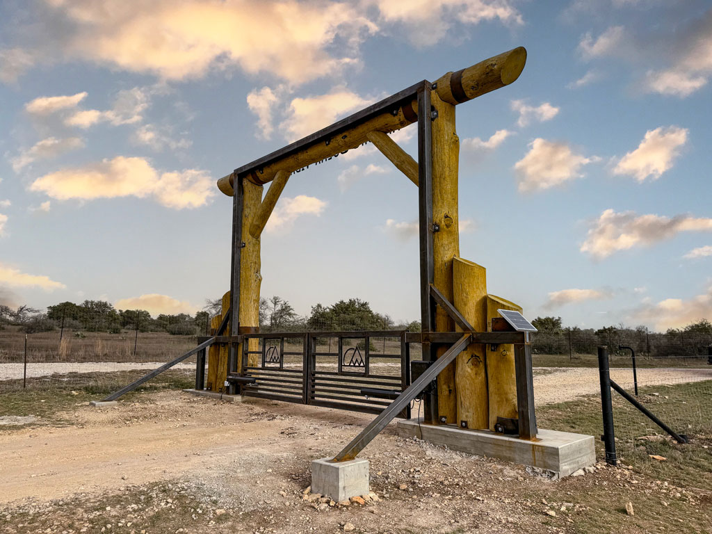 ranch entrance gate